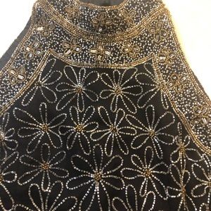 Vintage Adrianna Papell Beaded Top~ Size Small ~ Gorgeous detailing ~ NWOT